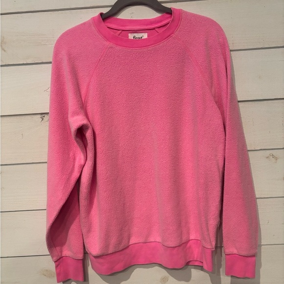FEAT Clothing Blanket Blend Fleece Crew Pullover
Sweatshirt PINK S - Picture 9 of 11